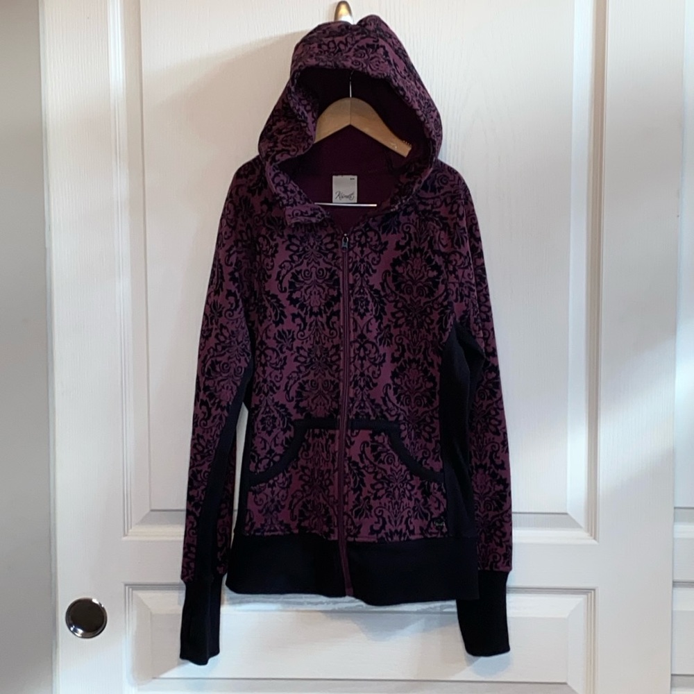 3 for $30 Kismet Magenta with black pattern hoodie